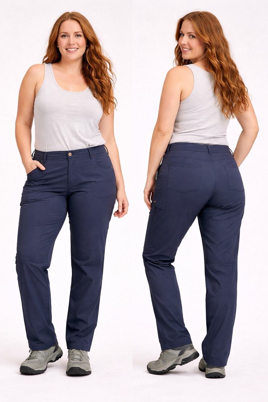 Columbia Women’s Hiking Pants Size 14 Regular Navy Blue Outdoor Travel